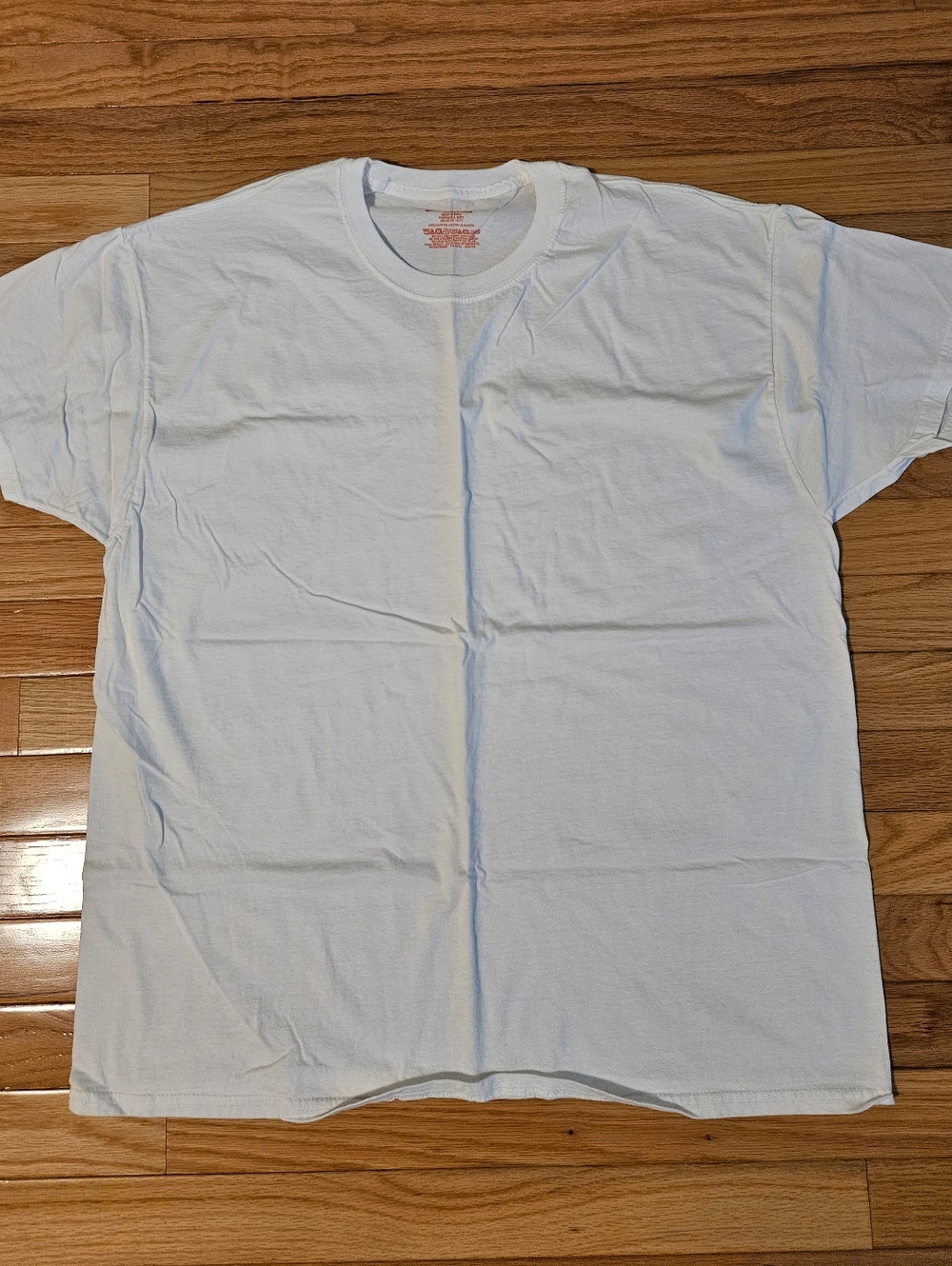 NWOT Hanes Men's White Cotton Tagless Crew Neck T-Shirts Set of 5 Size XL